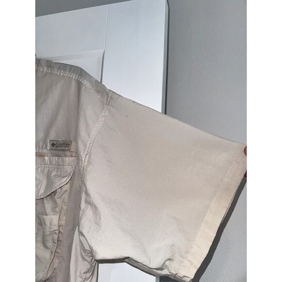 Columbia PFG Short Sleeve Button Up Fishing/Hiking Shirt Men’s Large - Picture 5 of 9